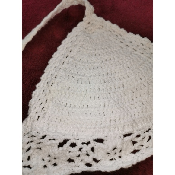 White Crochet Bralette - Picture 2 of 5